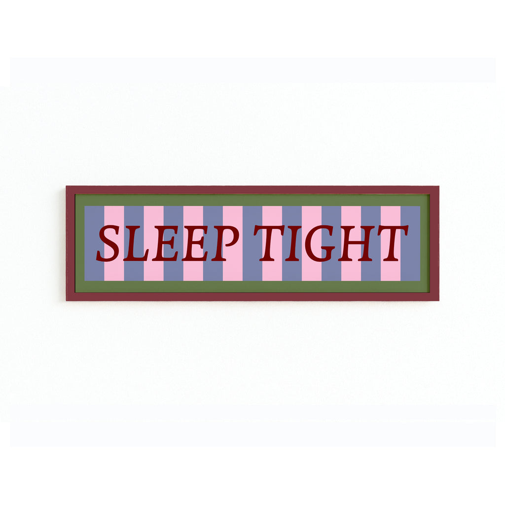 Sleep Tight Panoramic Framed Print