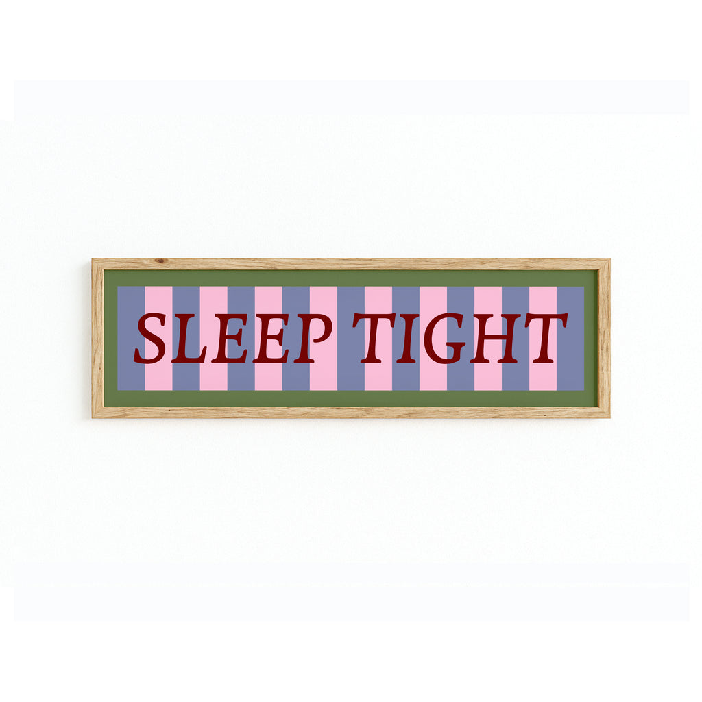 Sleep Tight Panoramic Framed Print