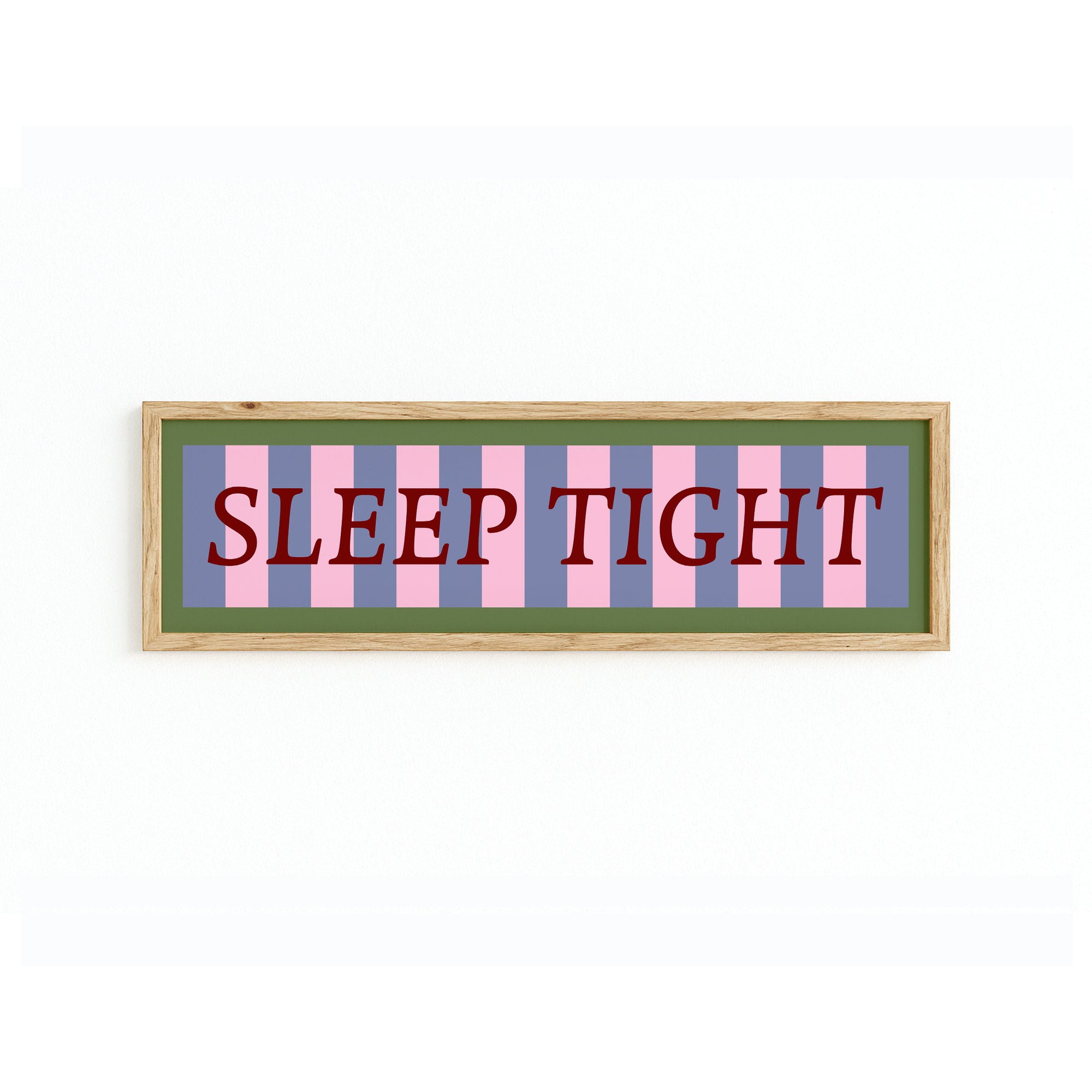 Sleep Tight Panoramic Framed Print