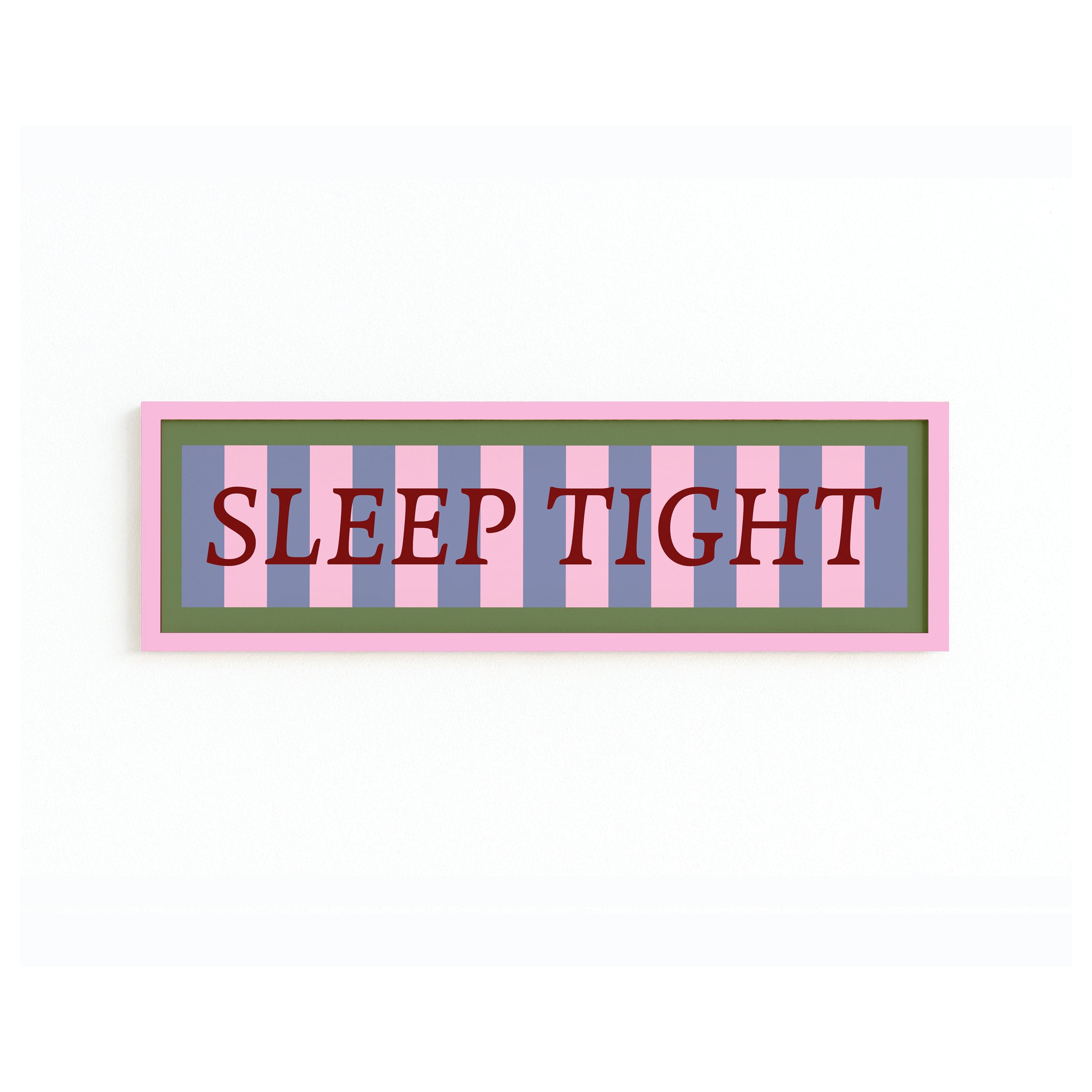 Sleep Tight Panoramic Framed Print 60cm x 12cm