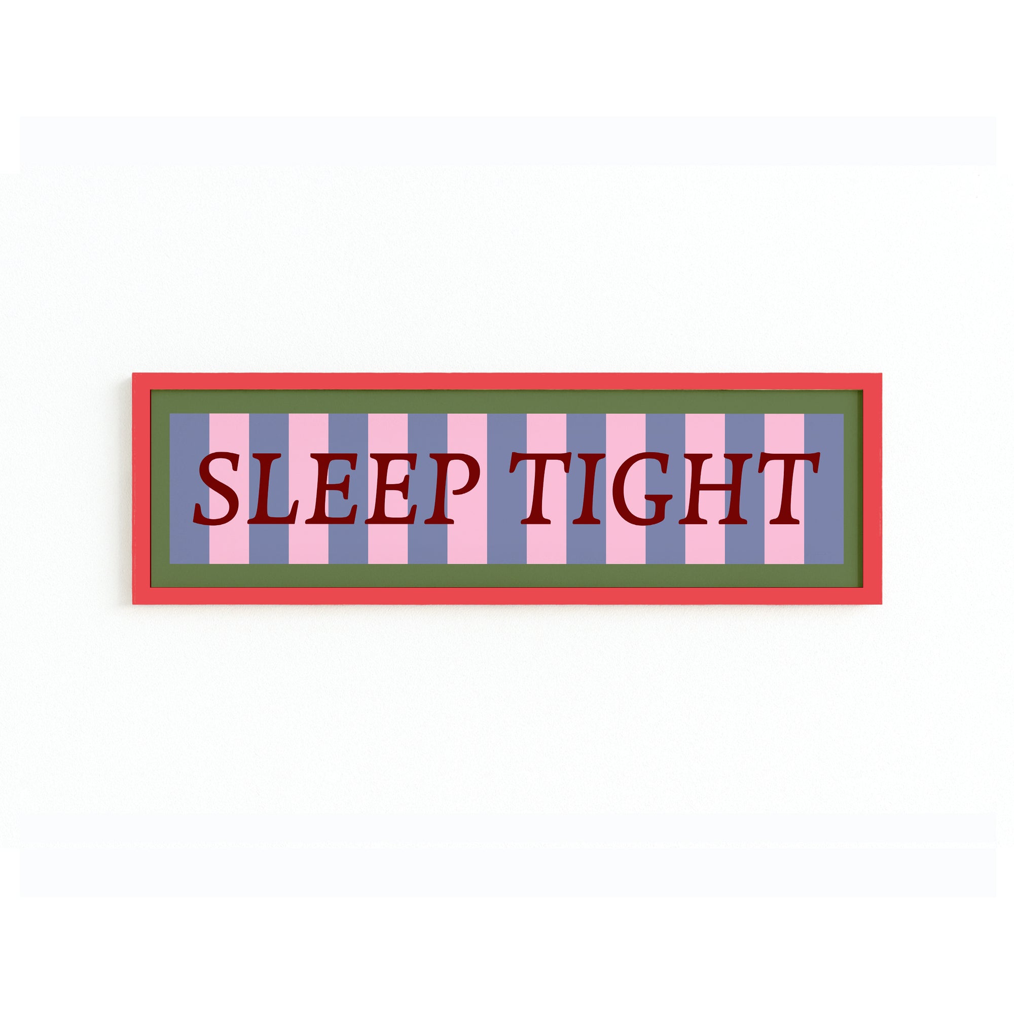 Sleep Tight Panoramic Framed Print