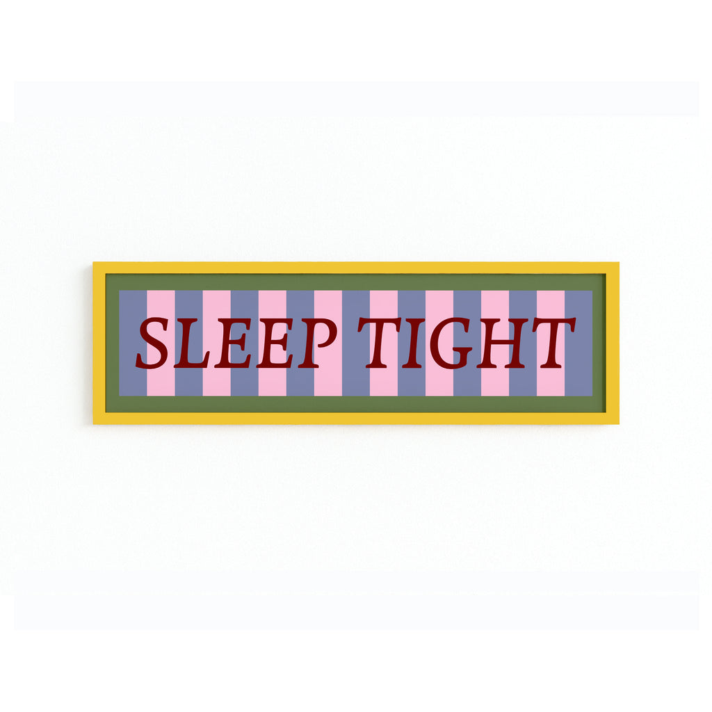 Sleep Tight Panoramic Framed Print