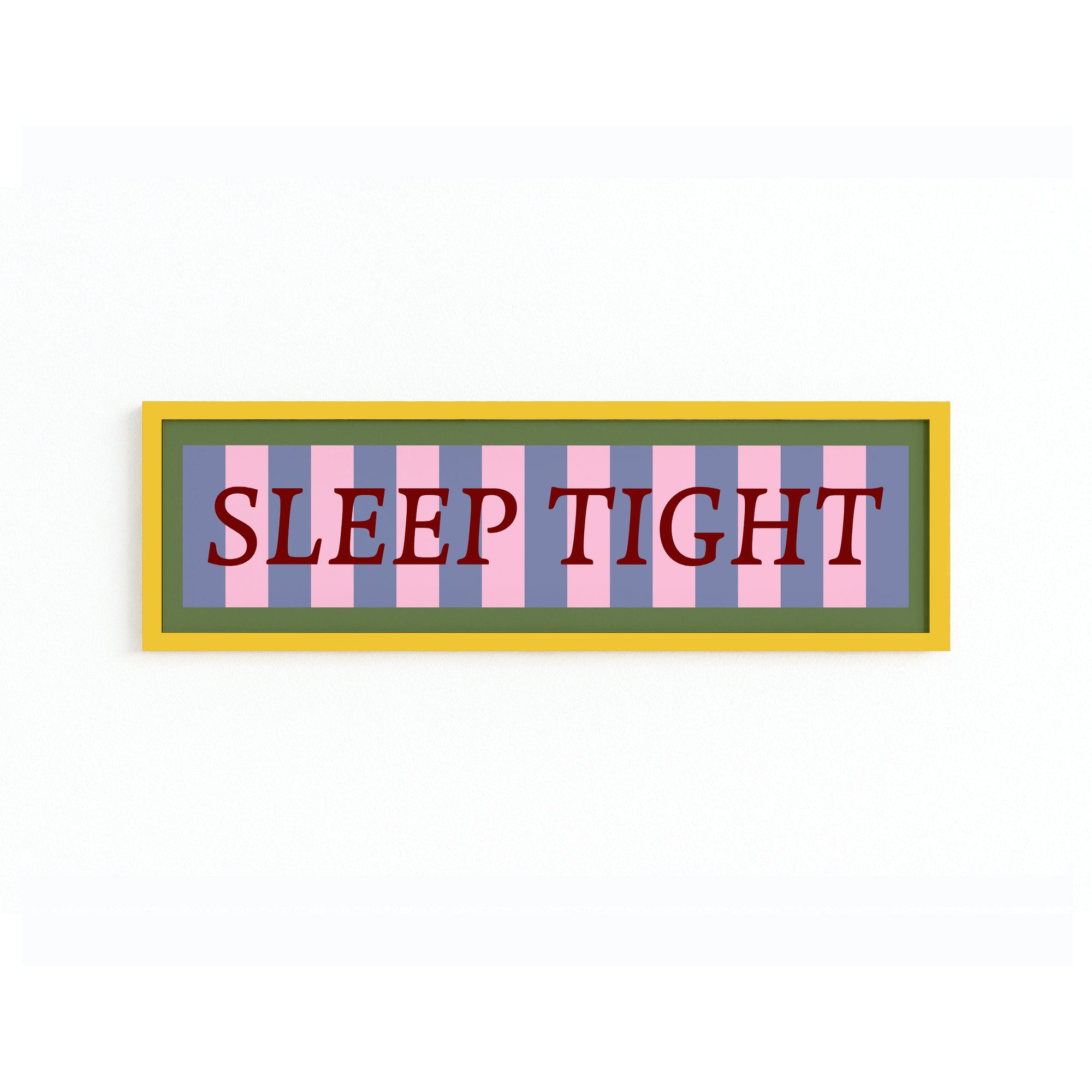 Sleep Tight Panoramic Framed Print