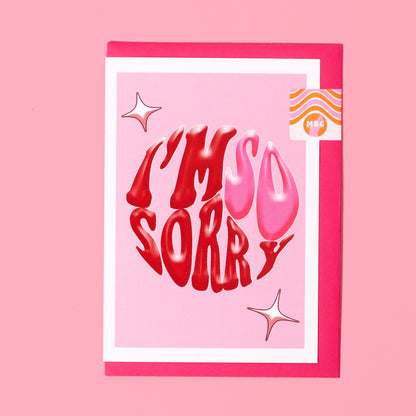 A6 I'm So Sorry Card