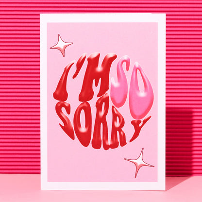 A6 I'm So Sorry Card