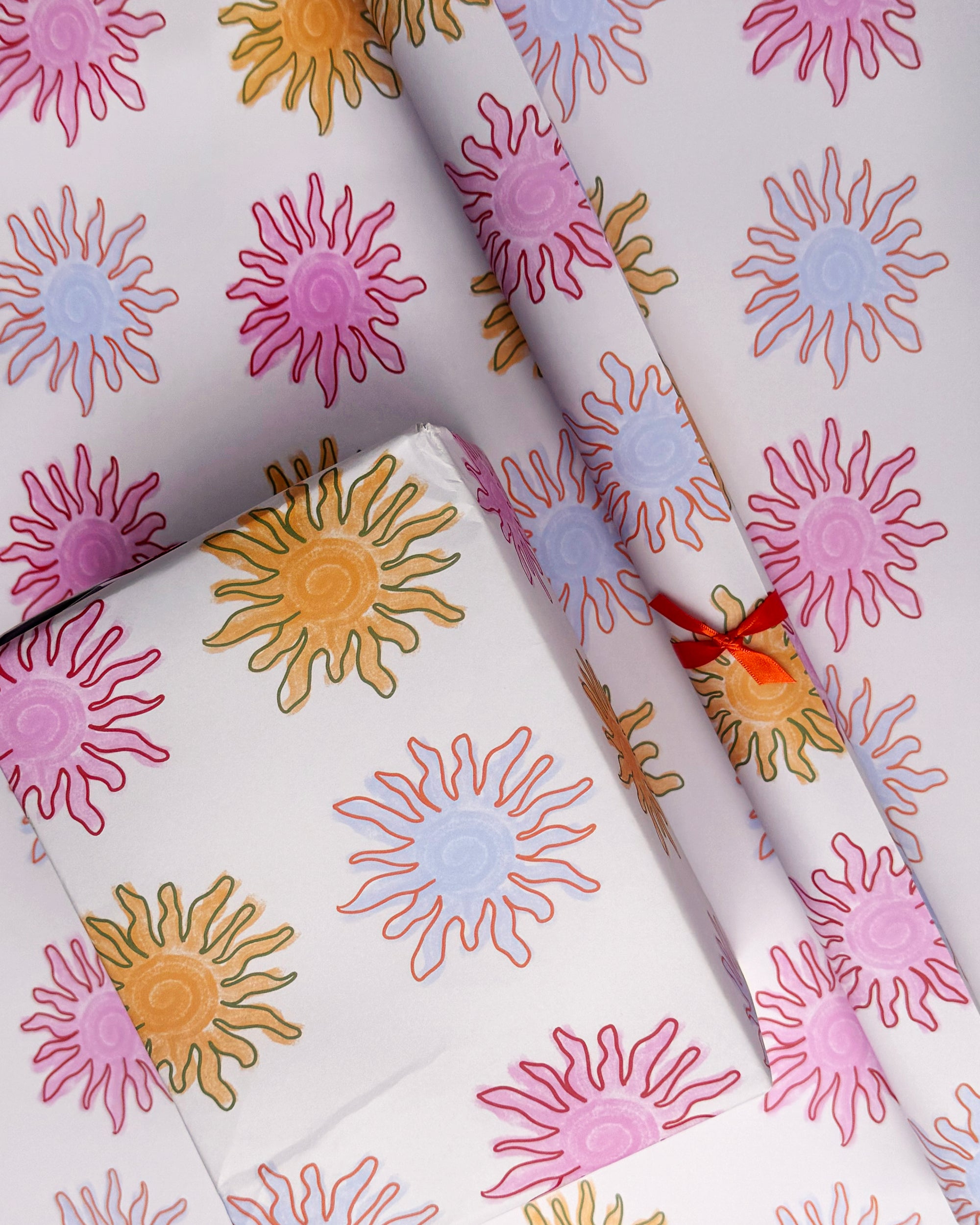 Sunshine Pattern Gift Wrap