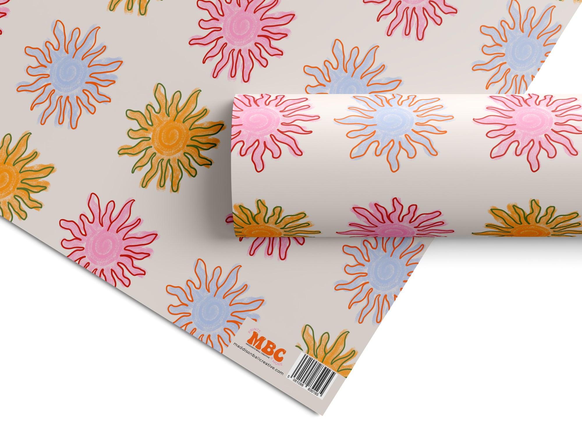 Sunshine Pattern Gift Wrap