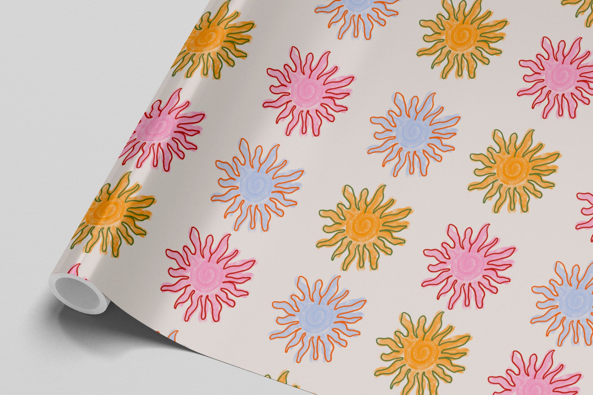 Sunshine Pattern Gift Wrap