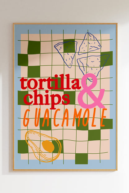 Tortilla Chips & Guacamole (More Colours)