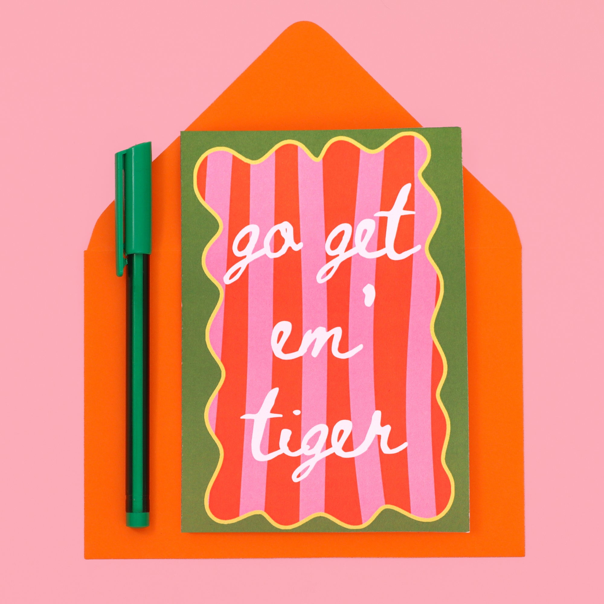 A6 Go Get Em' Tiger Card