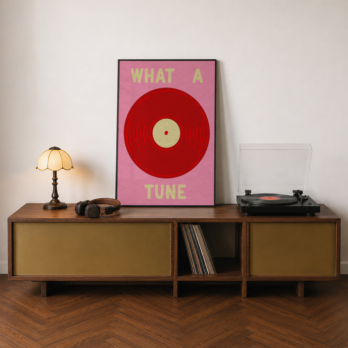 What A Tune in Red & Pink