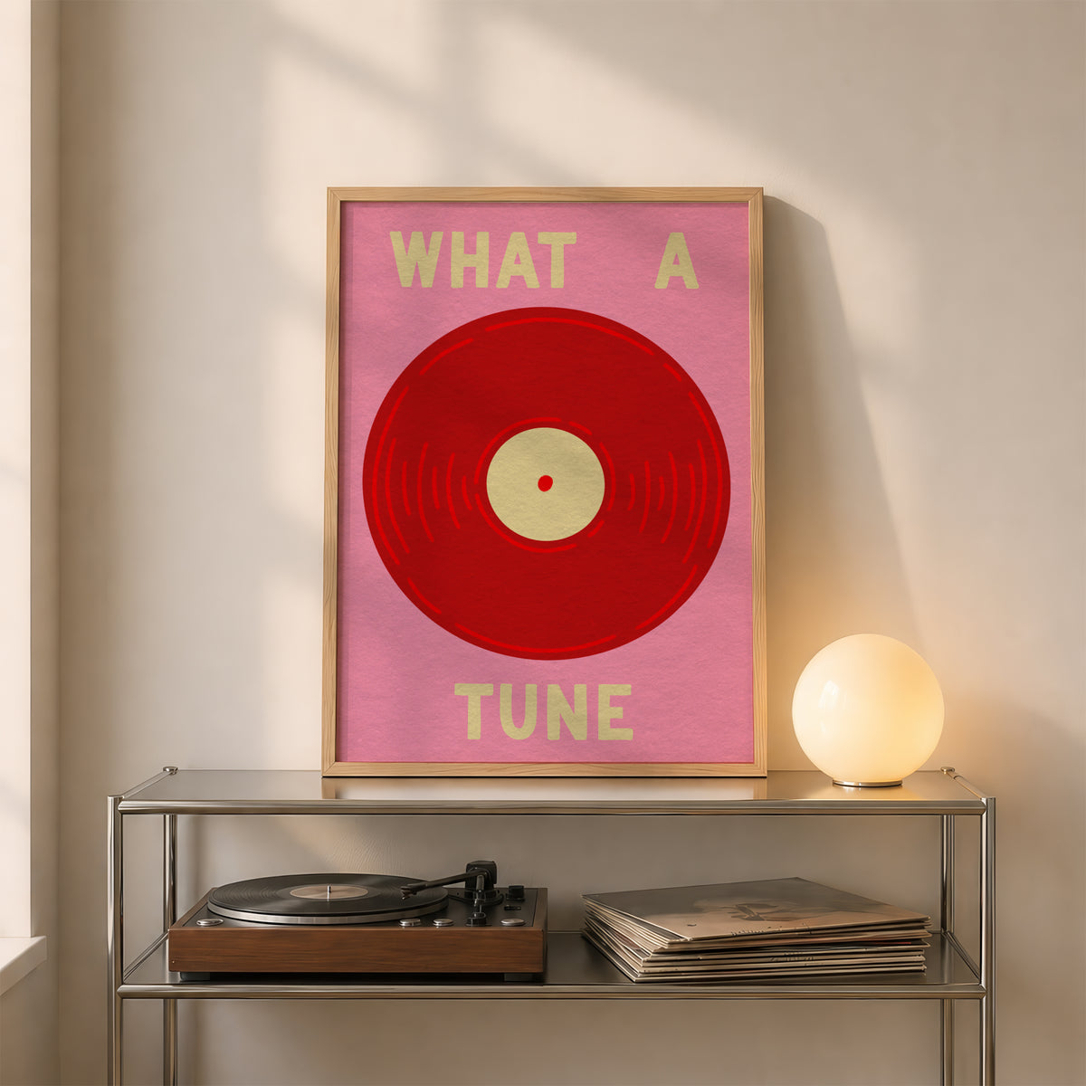 What A Tune in Red & Pink