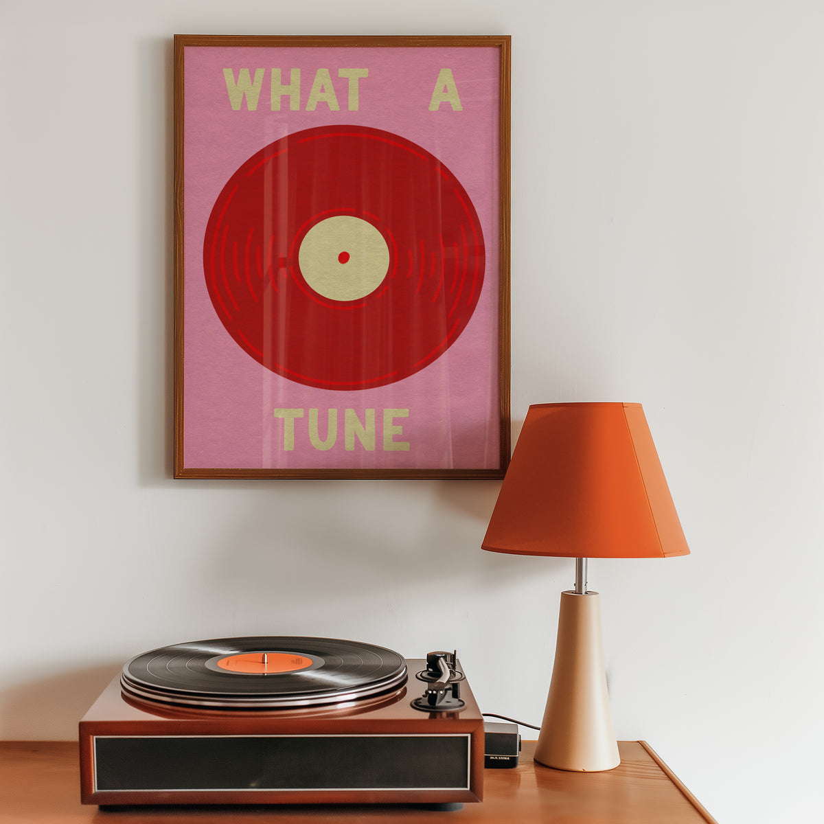 What A Tune in Red & Pink