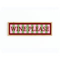 Wine Please Panoramic Framed Print 60cm x 12cm