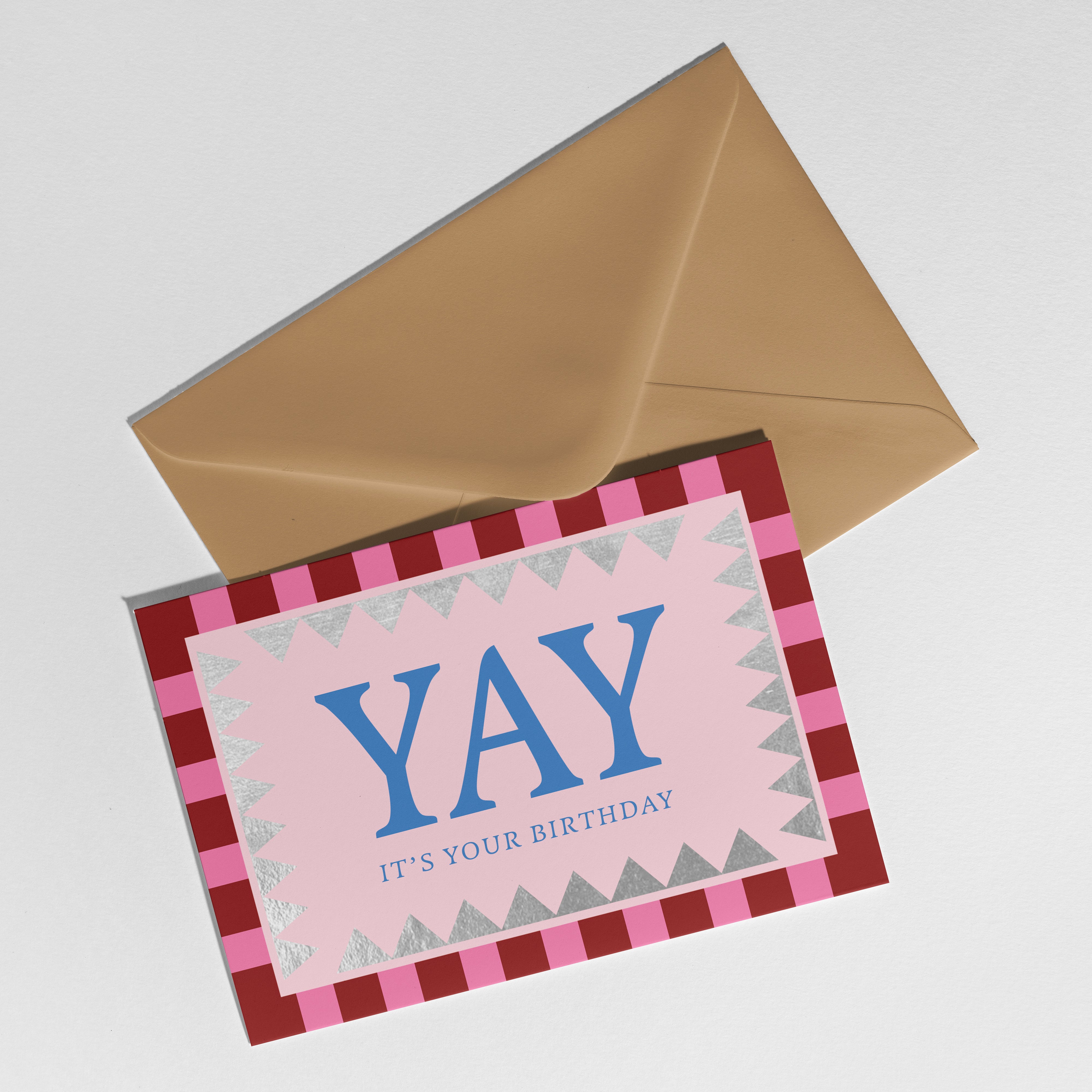 A6 Yay It's Your Birthday Foil Card – Maddison Ball Creative