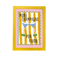 Buttercup Yellow Wooden Frame