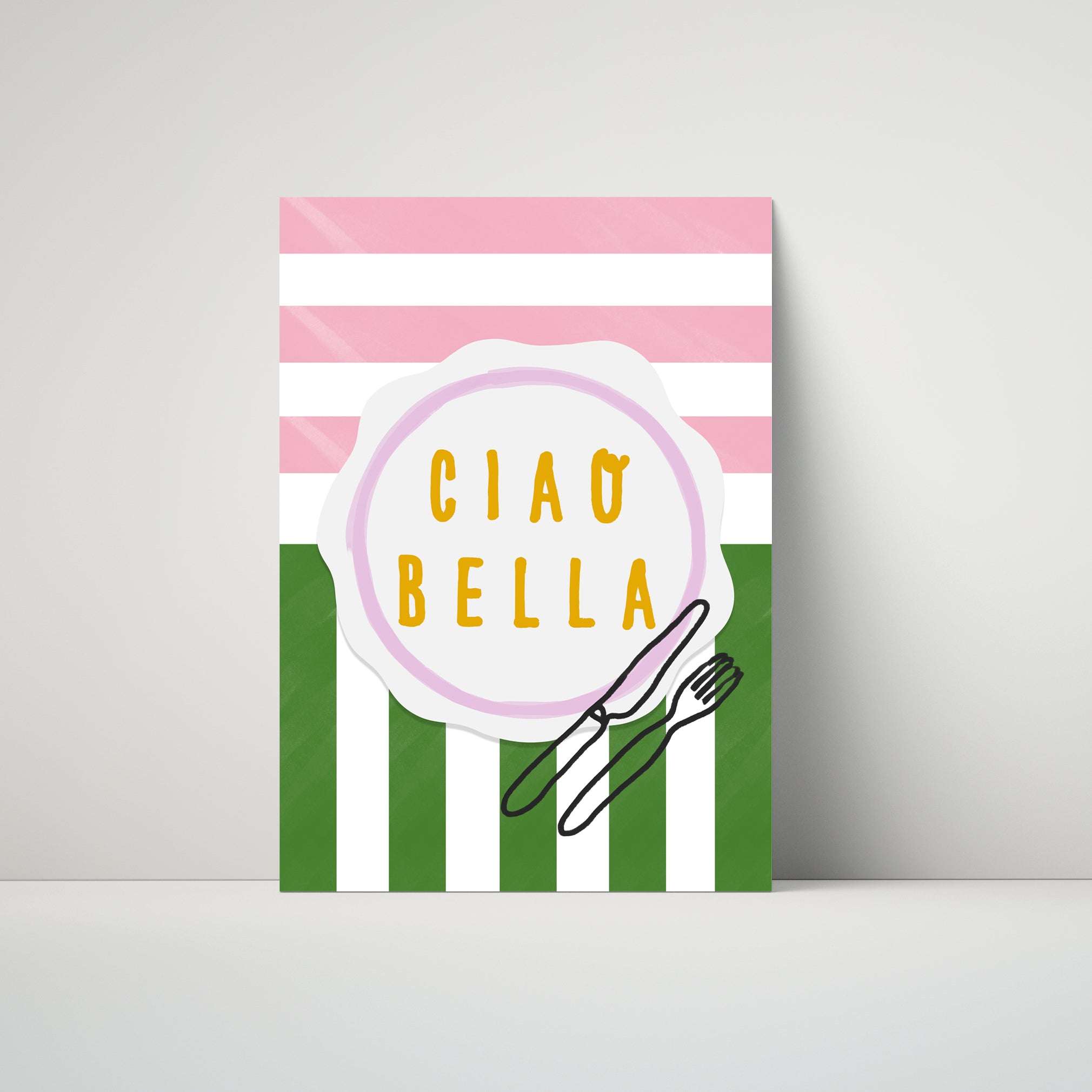SAMPLE Ciao Bella Plate
