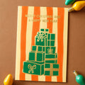 Merry Christmas And A Happy New Year Gold Foil Christmas Card