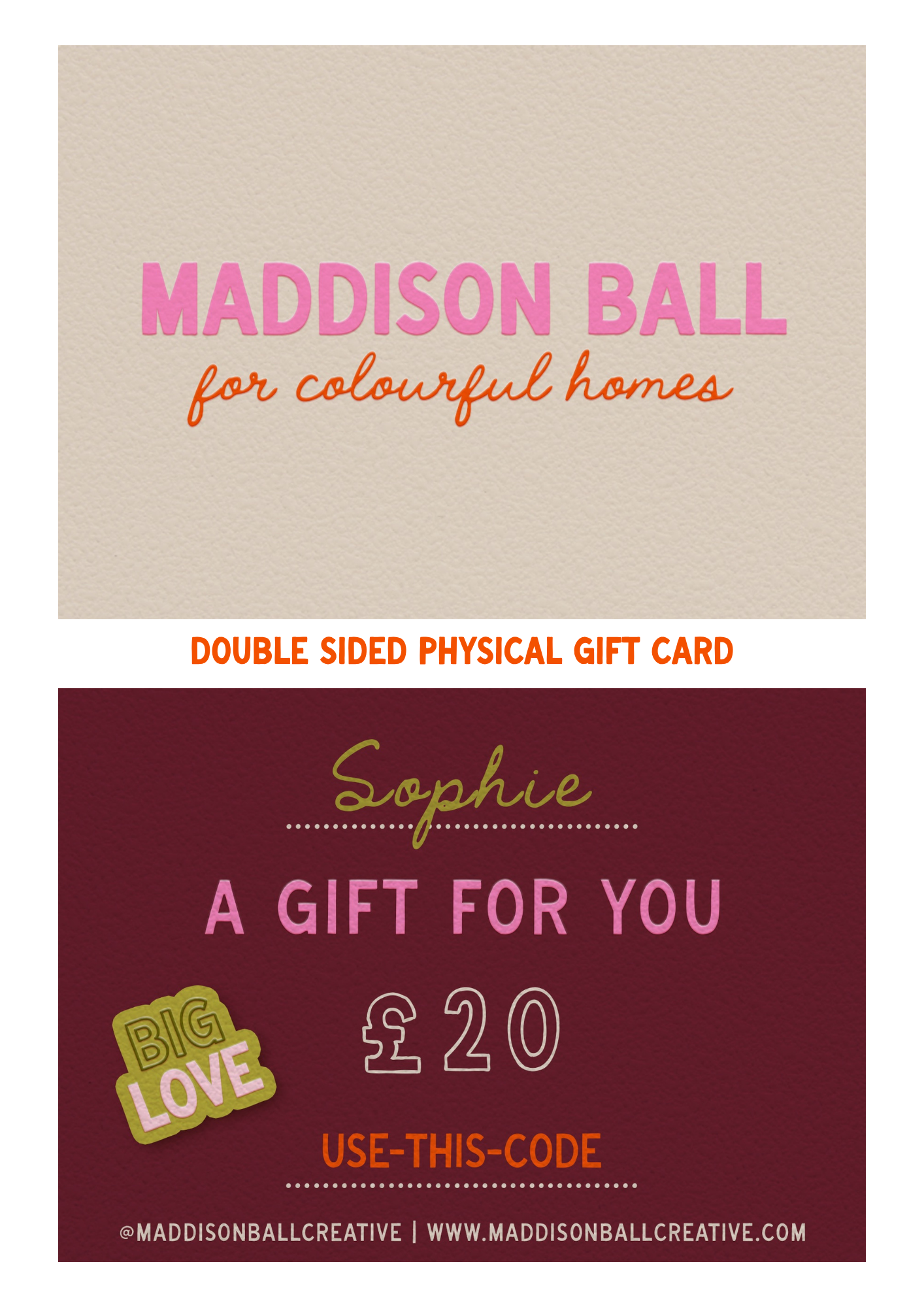 Gift Card (Physical)