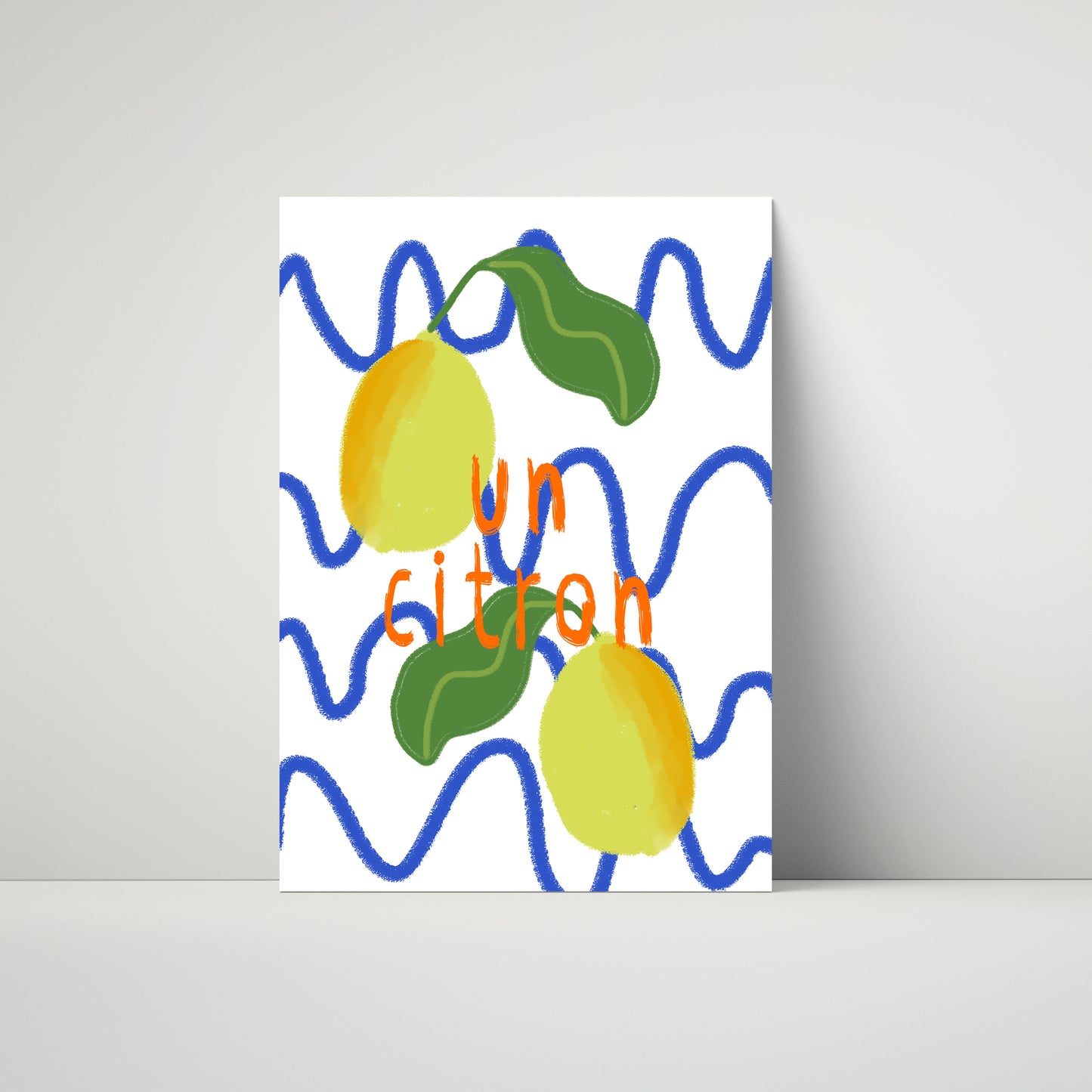 Un Citron Lemons Print