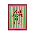 Maroon Red Wooden Frame
