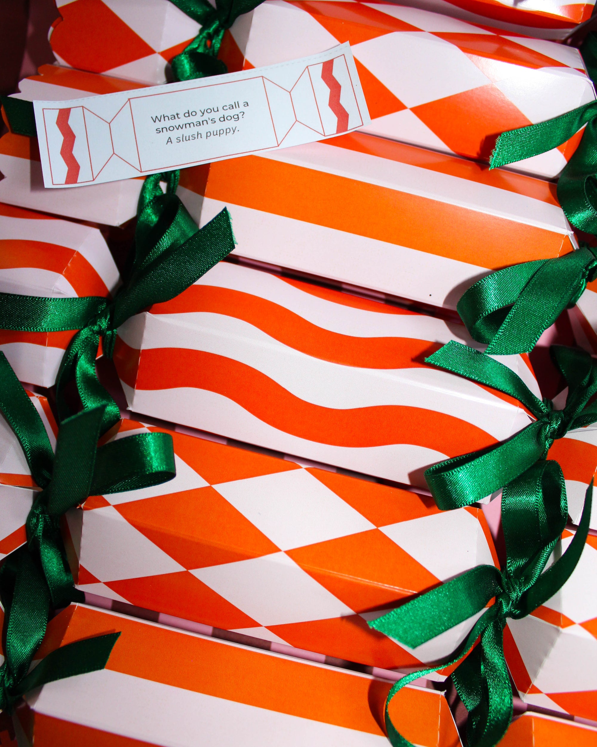 SINGLE Peach & Orange Christmas Cracker