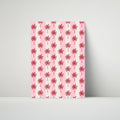 SAMPLE Palm Tree Stripe In Pink Maroon