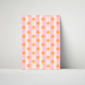 SAMPLE Palm Tree Stripe In Pink Orange