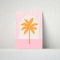 SAMPLE Palm Tree Tile Orange