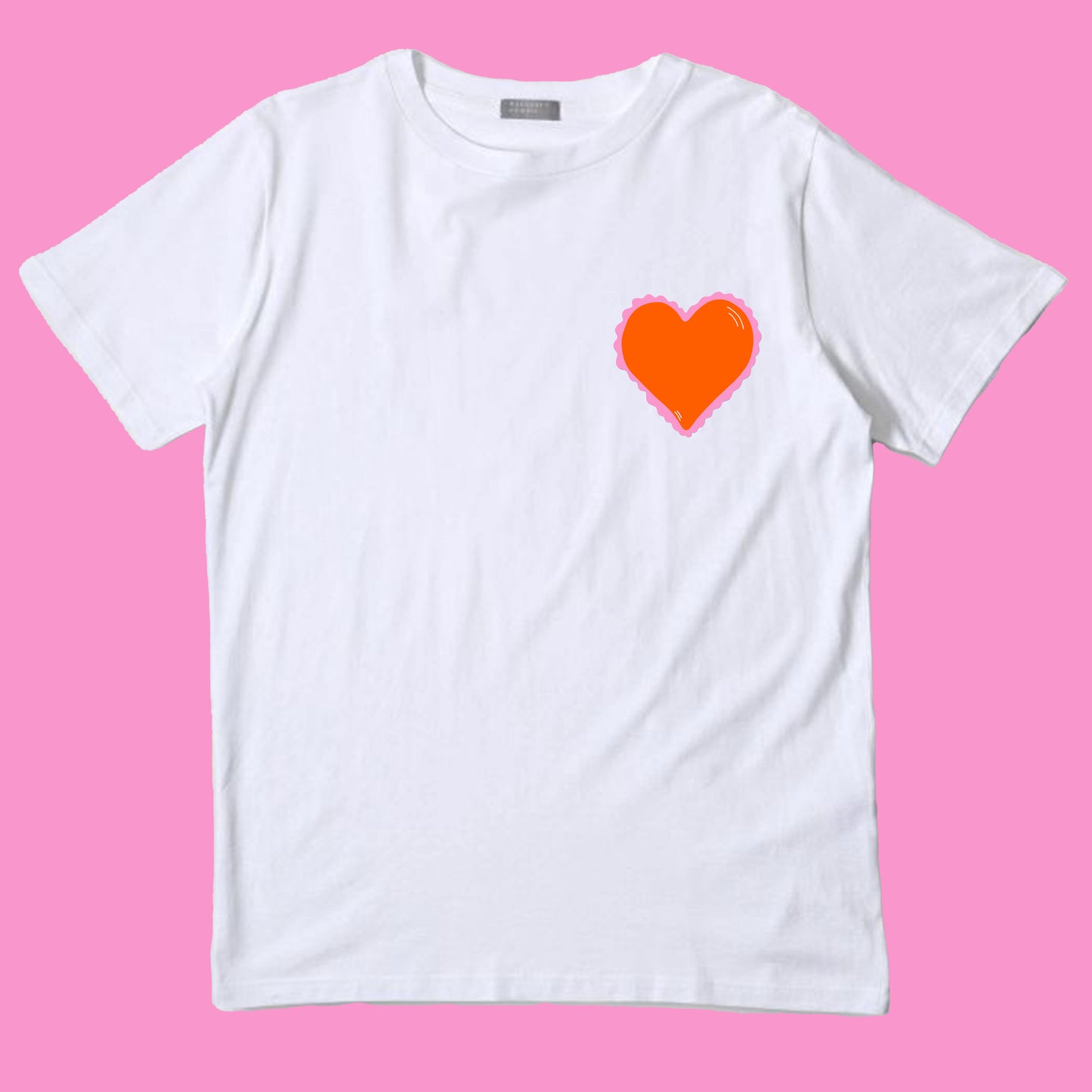 Pink & Orange Love Ur Self T-Shirt