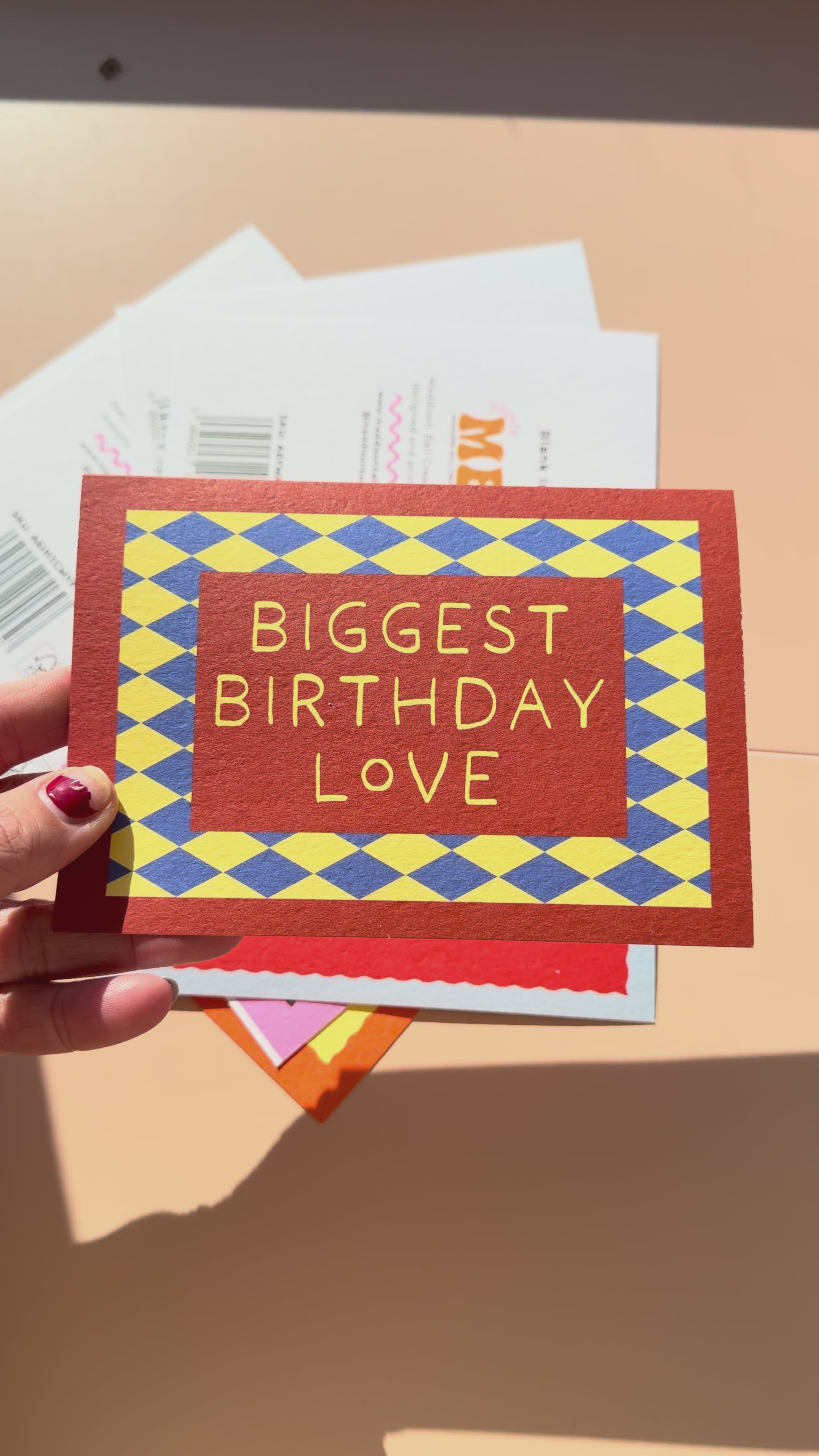 A6 Biggest Birthday Love Card