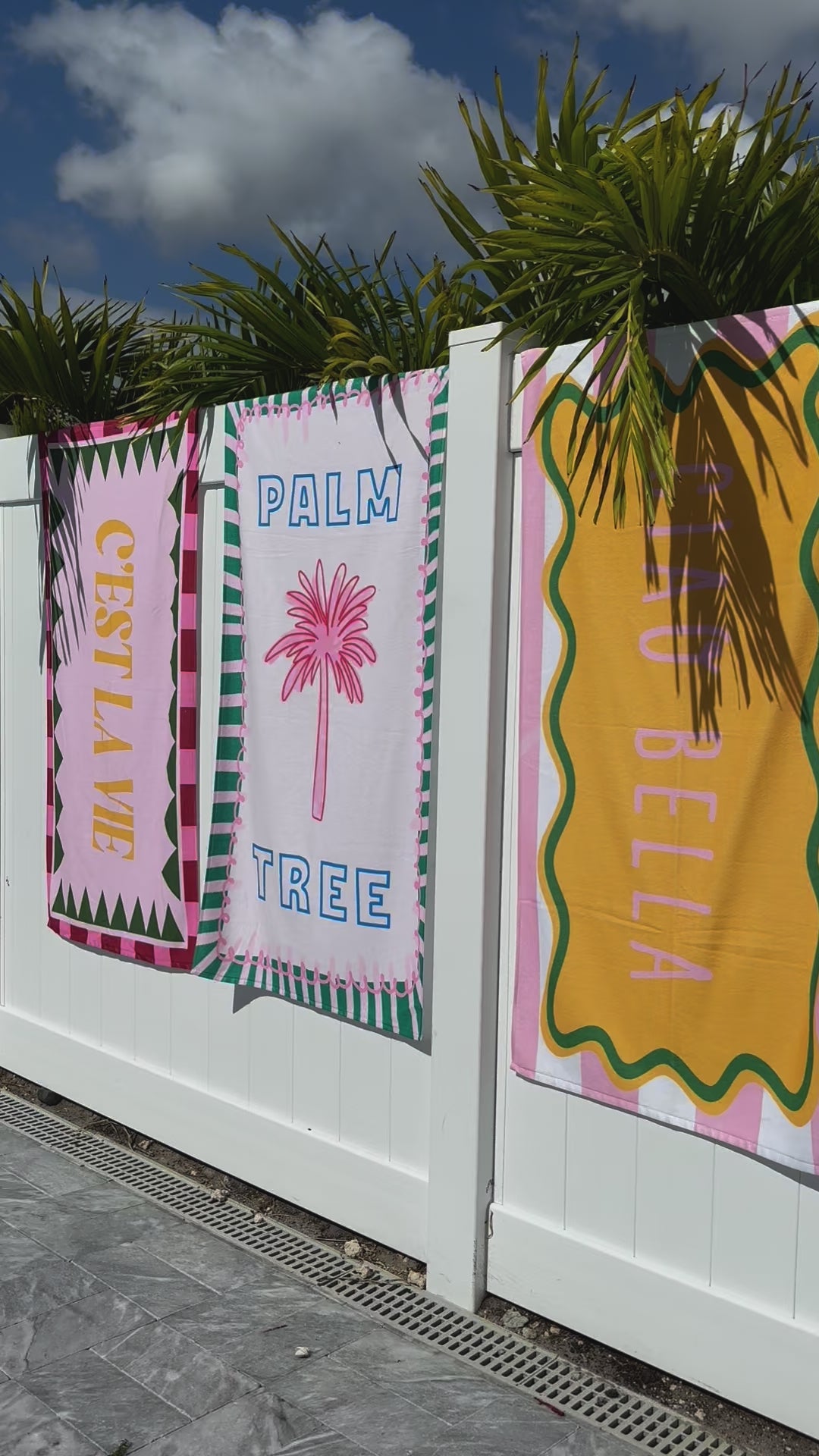 C'est La Vie Beach Towel