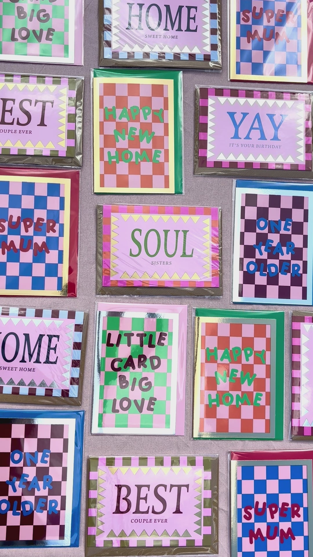 A6 Home Sweet Home Foil Card