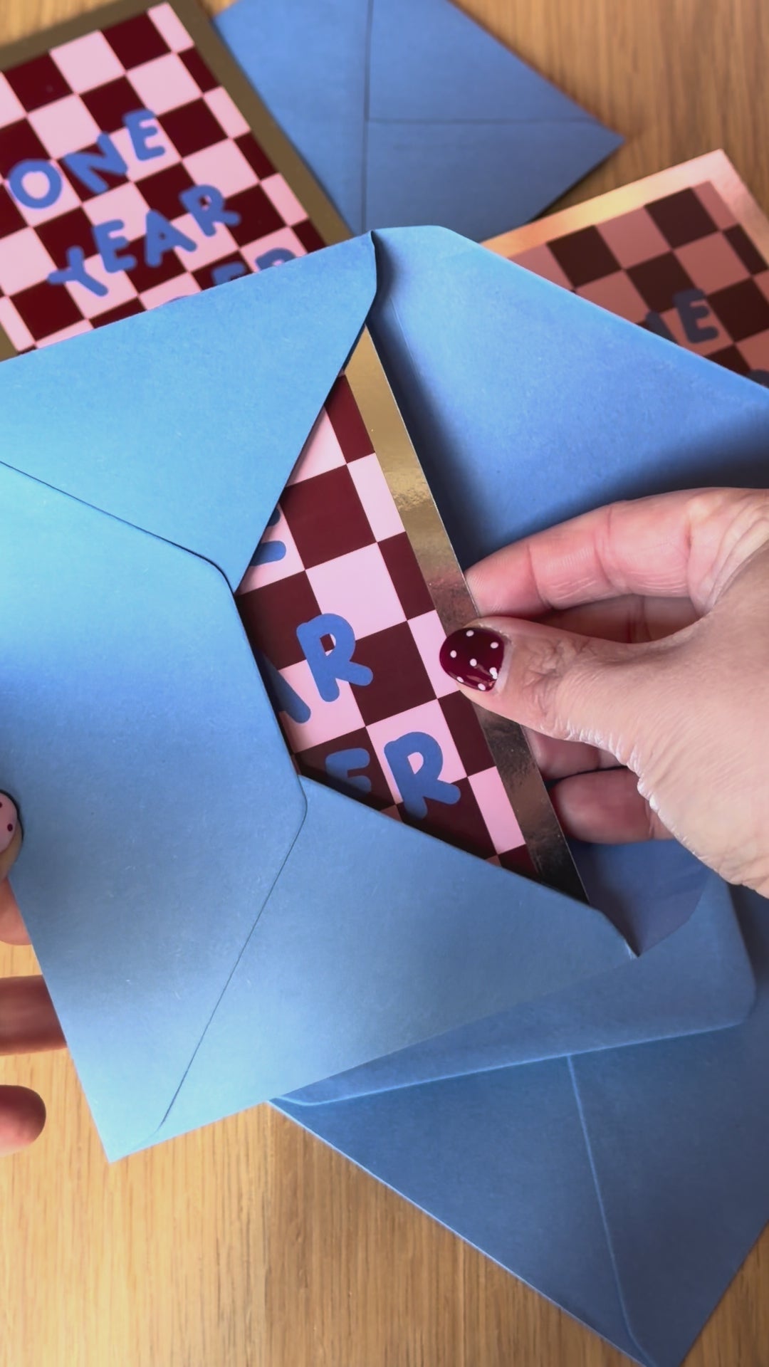 A6 One Year Older Birthday Foil Card