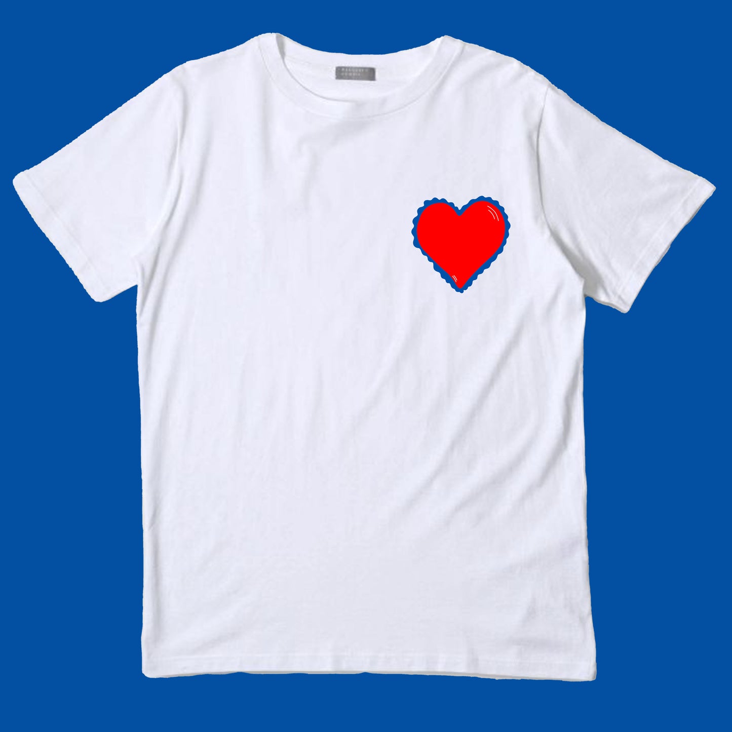Red & Blue Love Ur Self T-Shirt