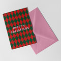 Red & Green Merry Christmas Christmas Card