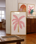 SAMPLE A Lone Palm Pink
