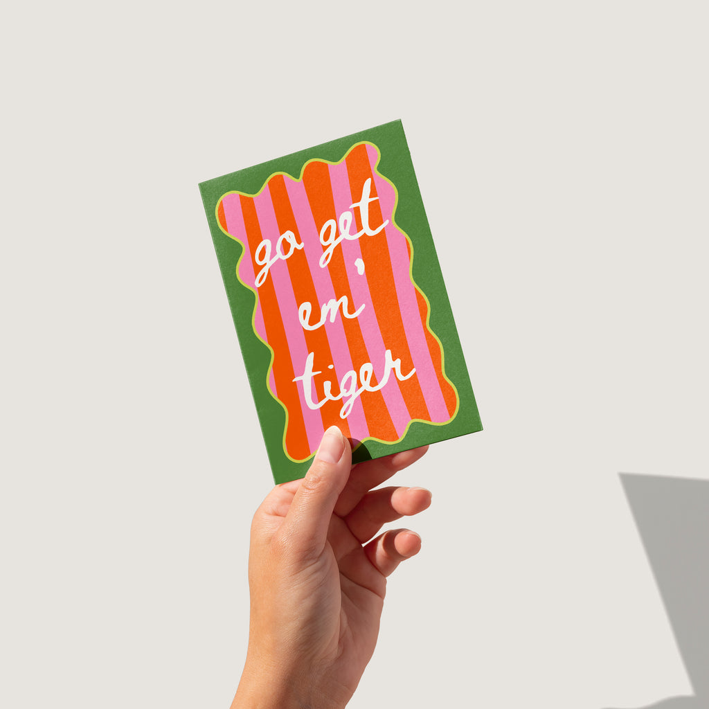 A6 Go Get Em' Tiger Card