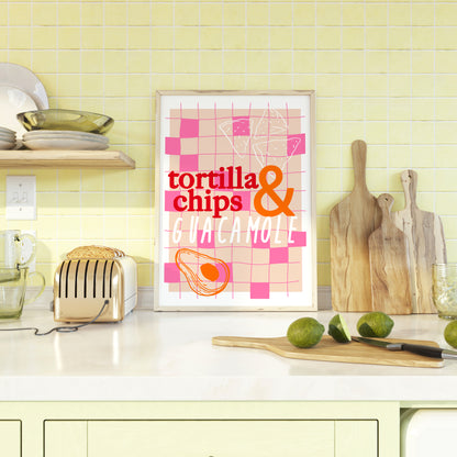 Tortilla Chips & Guacamole (More Colours)