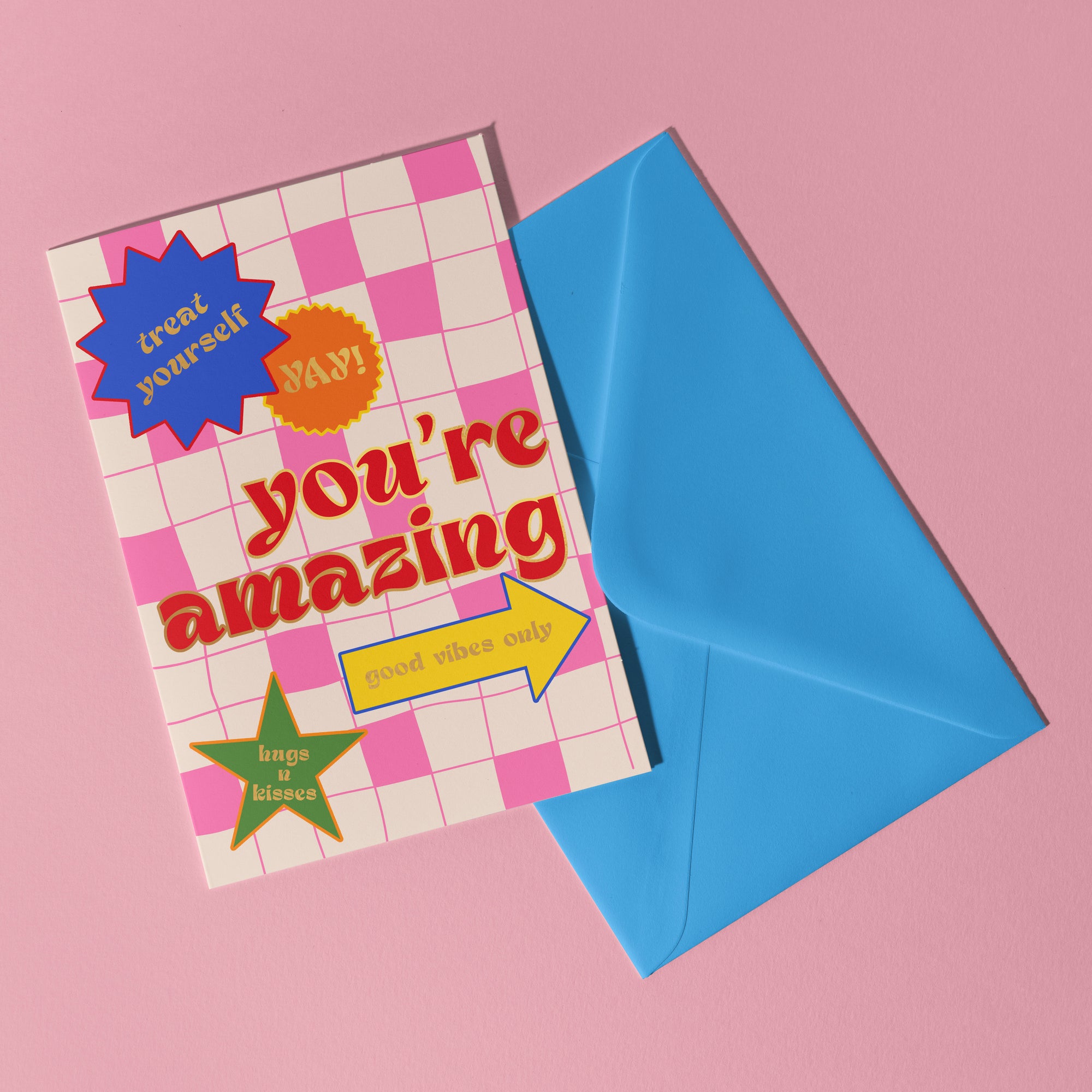 A6 You're Amazing Foil Card