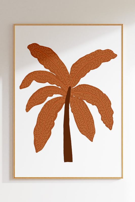 A Lone Palm (Terracotta)