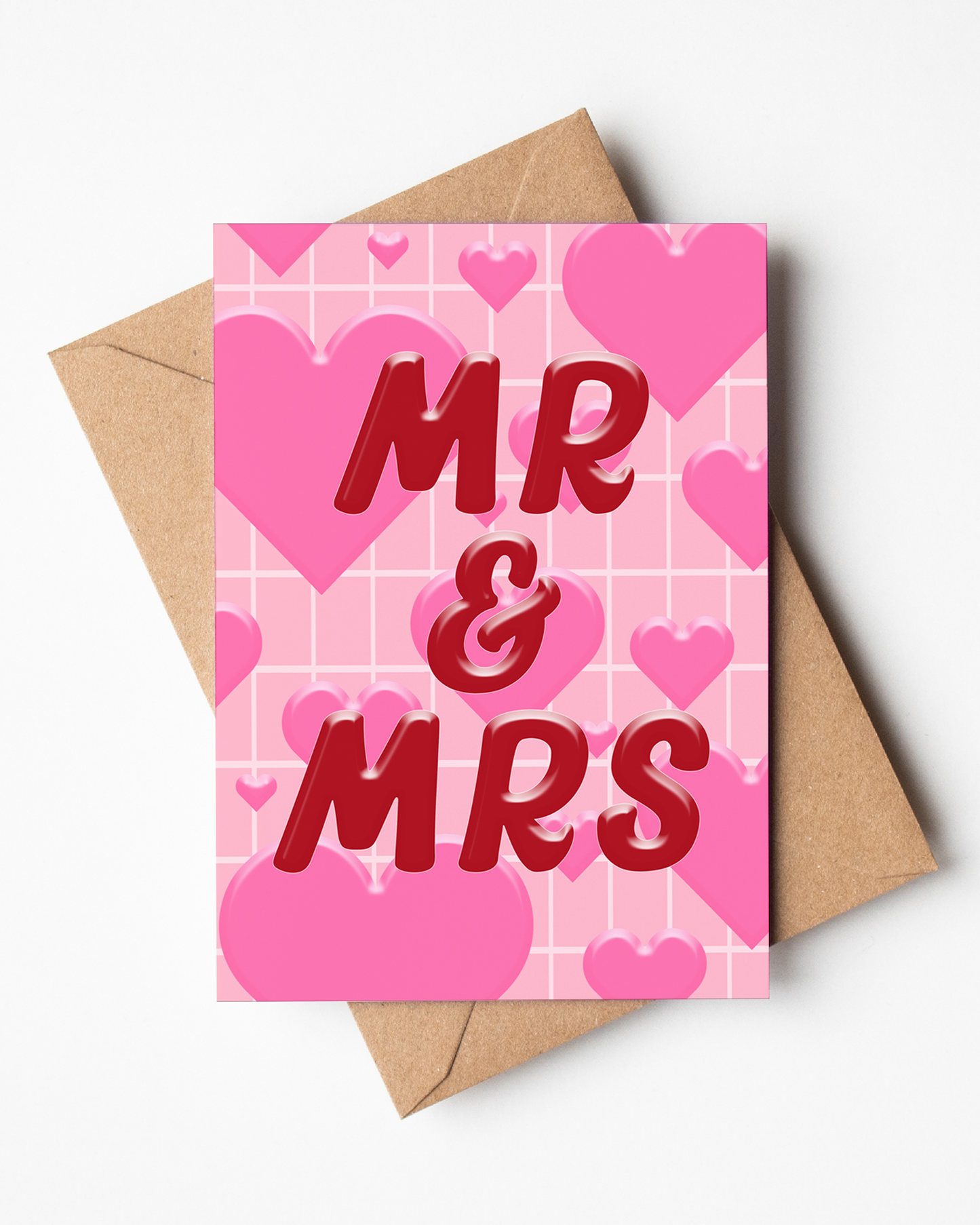 A6 Mr & Mrs Card