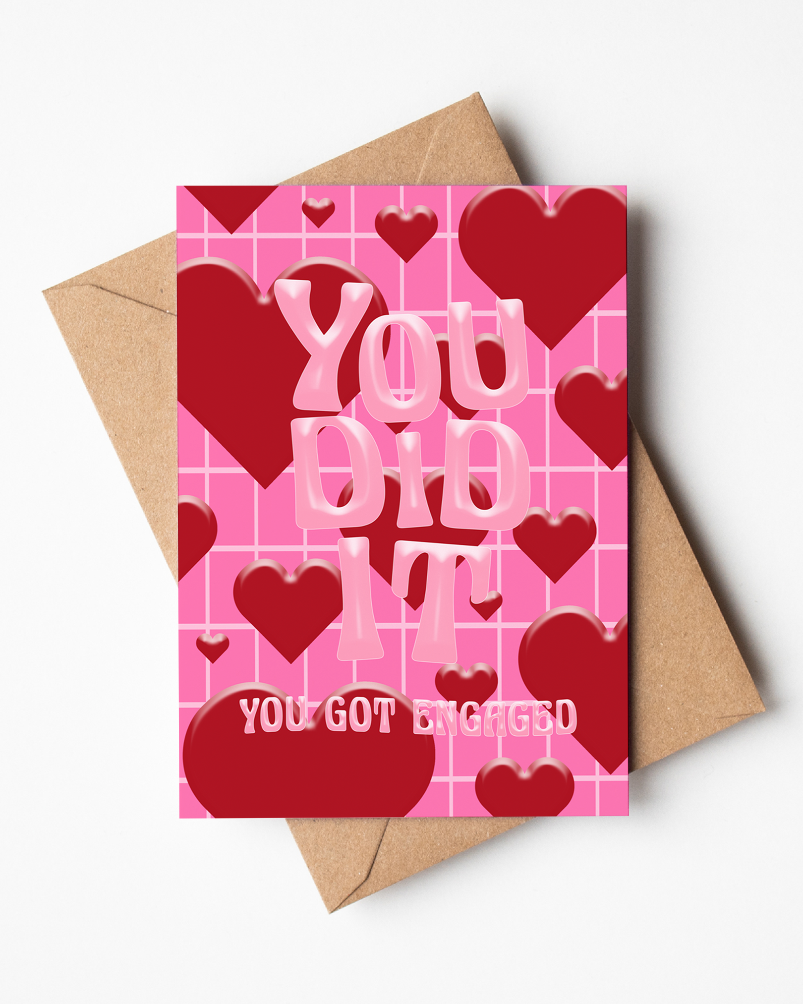 A6 Yay You Did It (Engaged) Card